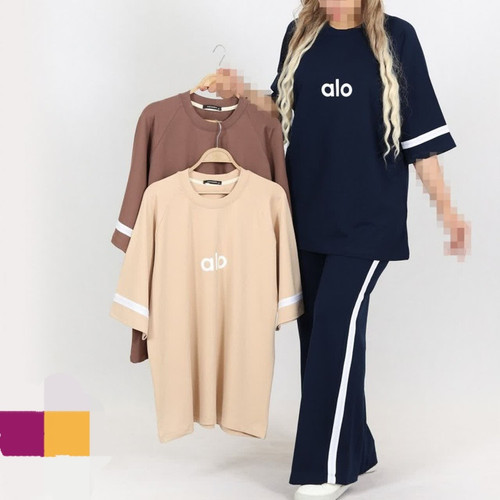 ست تیشرت شلوار زنانه ورزشی مدل alo